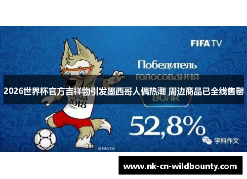 2026世界杯官方吉祥物引发墨西哥人偶热潮 周边商品已全线售罄